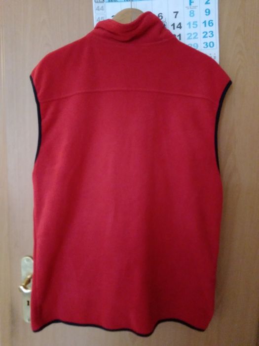 Colete XXL vermelho polar