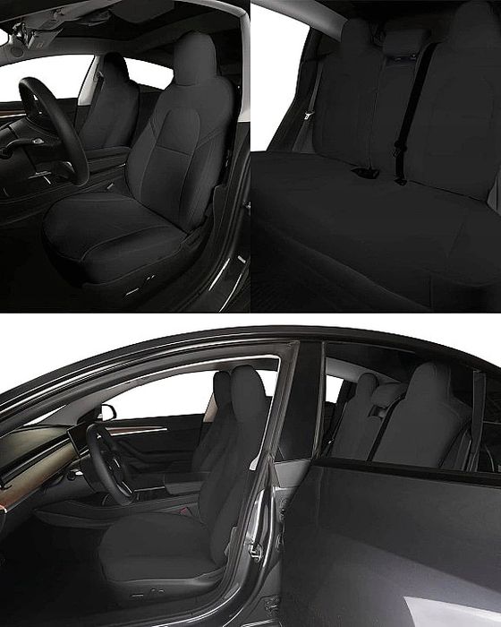 Pokrowce Samochodowe Na Siedzenia Do Tesla Model 3/2017, 2023 Toyoun