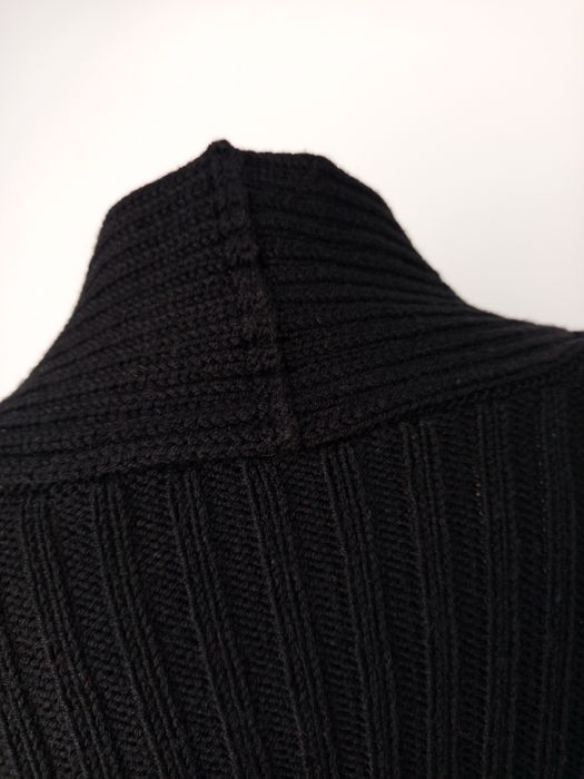 Zimowy premium sweter czarny joop wełniany damski S gruby ciepły