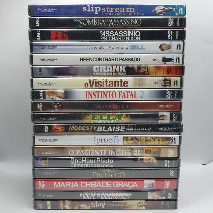 Lote 2/1 - Pack de 18 Filmes Novos e Selados em DVD - Ref. VI