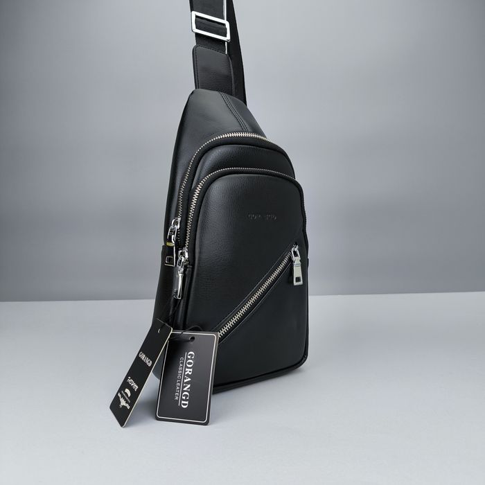 Сумка чоловіча Gorangd слинг черный мужской чоловічий  мужская слінг