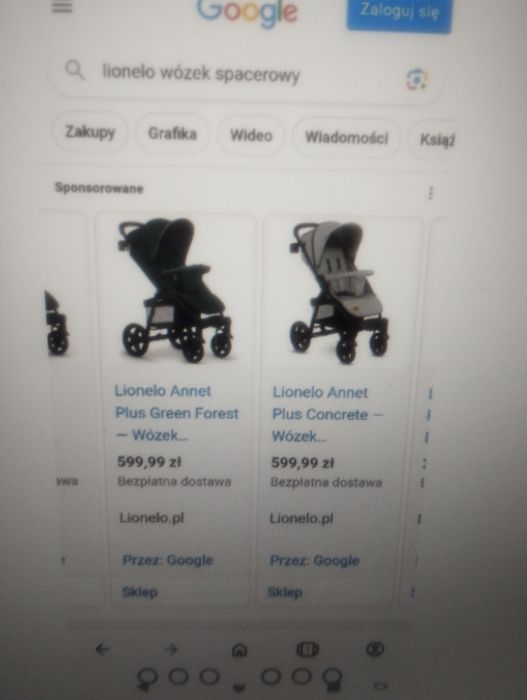 Wózek spacerowy Lionelo szary