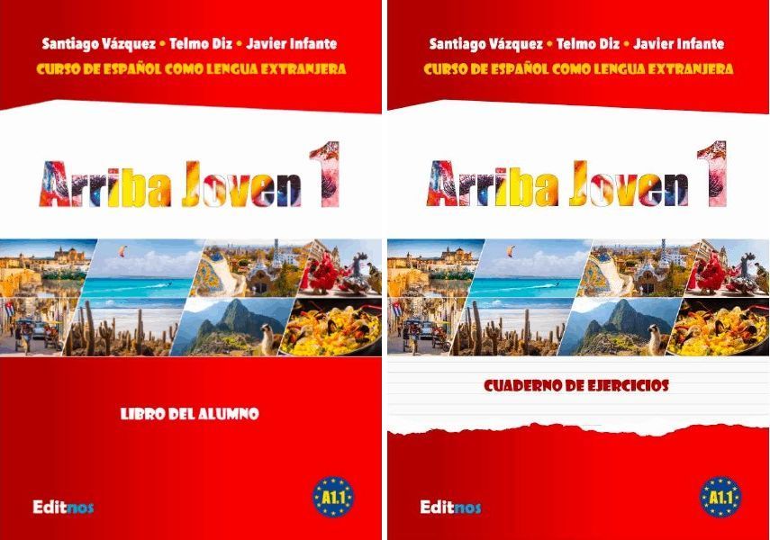 Arriba Joven 1 Lo Język Hiszpański Podręcznik + Ćwiczenia A1.1 , nowe