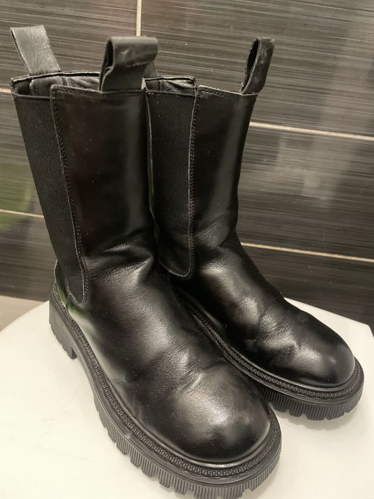 шкіряні черевики-челсі розмір 39