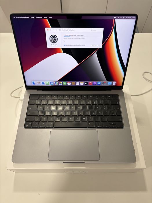 MacBook Pro 14" (2021) — M1 Pro | 16GB | 512GB — Cinzento Sideral