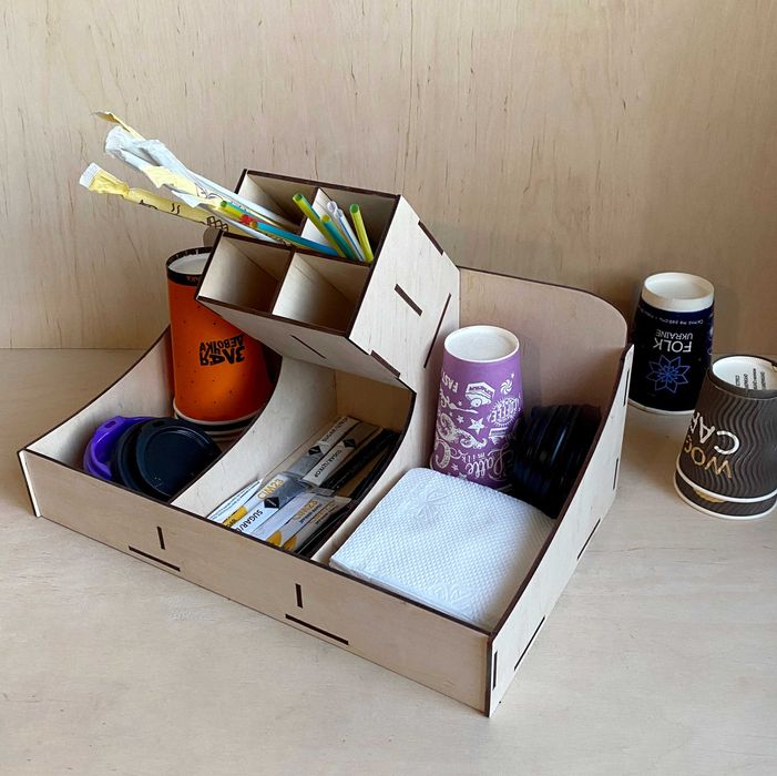 Органайзер барний для кав’ярні, бару, кафе. Дерев’яні різні моделі