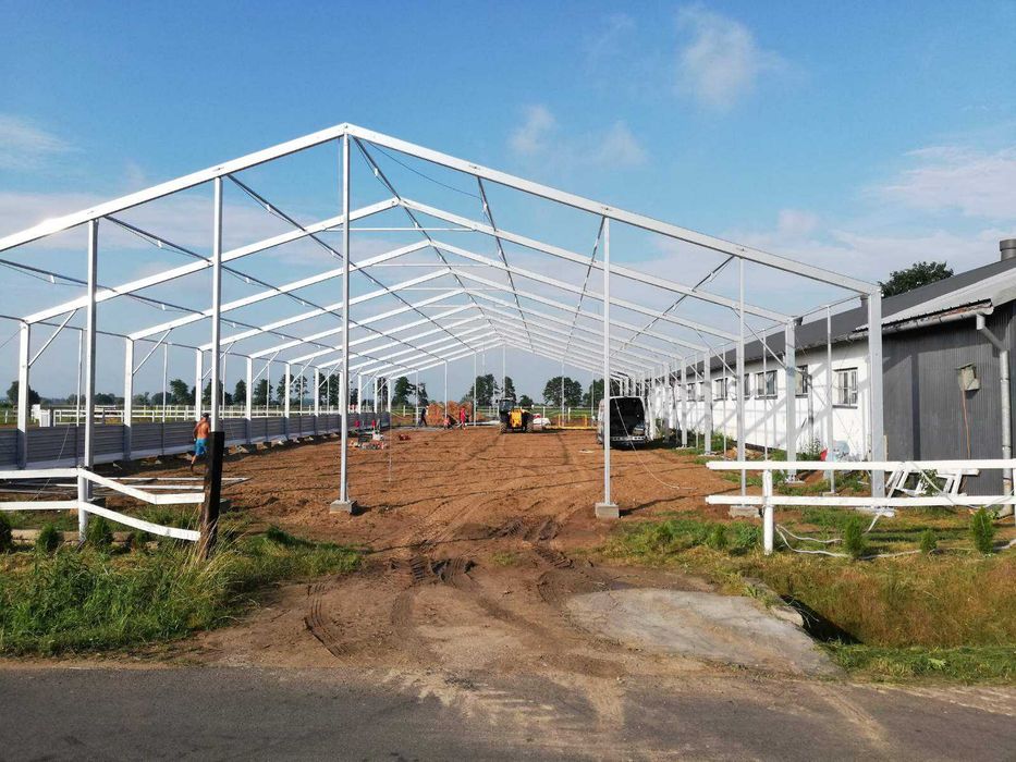 Ujeżdżalnia 20x50x4 Hala namiotowa