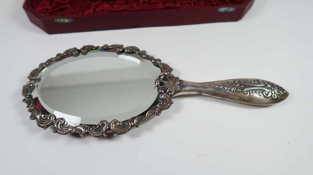 Caixa toucador antigo em prata