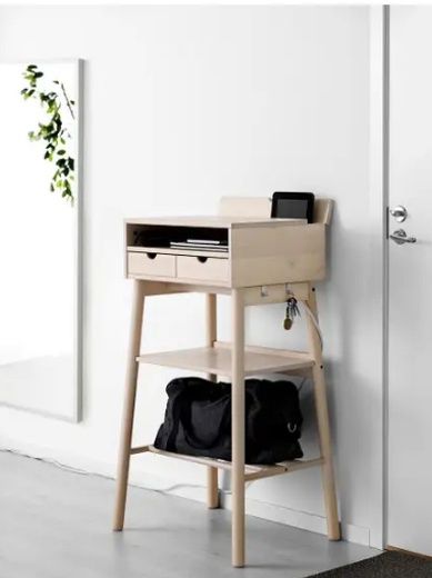 IKEA KNOTTEN стол для ноутбука Белая береза