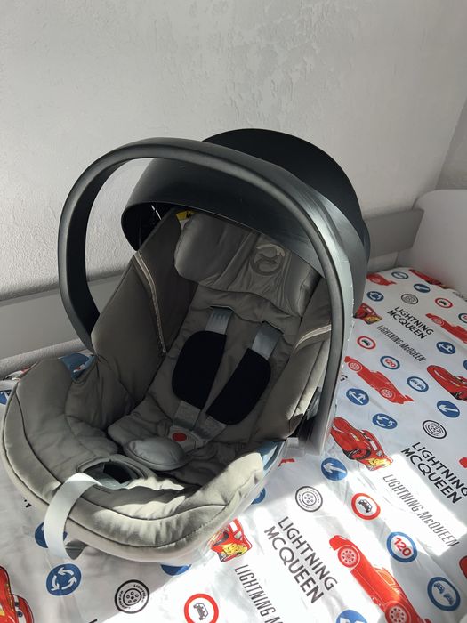 Автокрісло Cybex aton 5 soho grey Автолюлька 0+ для немовлят