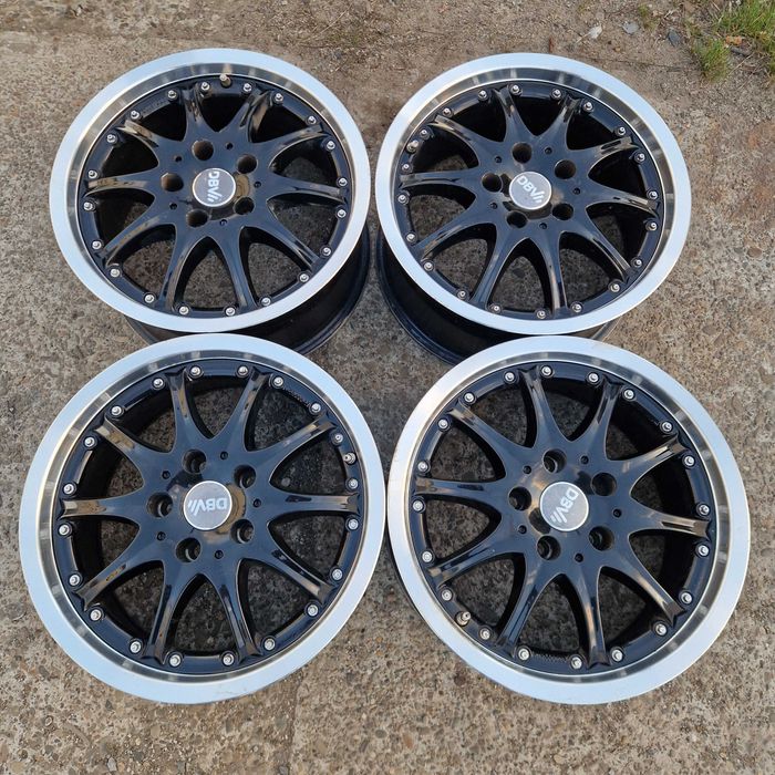 Диски титанові, литі R16 5x112 DBV (Чорні) 4шт.