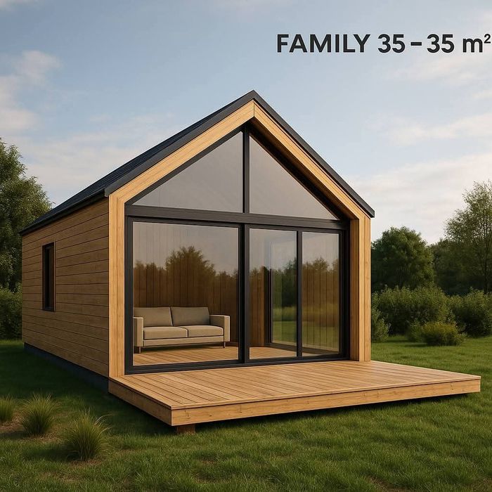 Domki modułowe 12.5m² – 35m² | Cała Polska | Transport + montaż