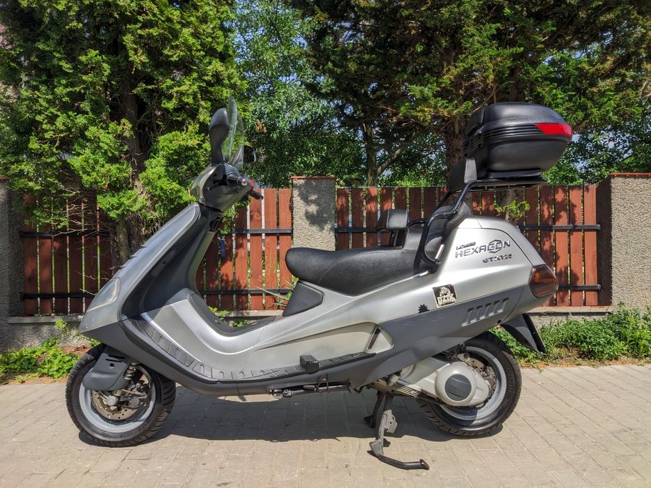 Piaggio Hexagon GTX 125, 2000r, kat. B, kufer      NOWA LOKALIZACJA