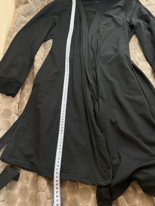 Халатик халат жіночий тонкий легкий софт з ремінцем кружево кімоно