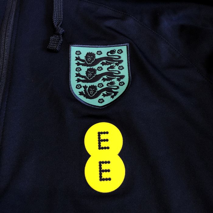 Зіпка олімпійка Nike England Strike Hooded Track Jacket (Синя