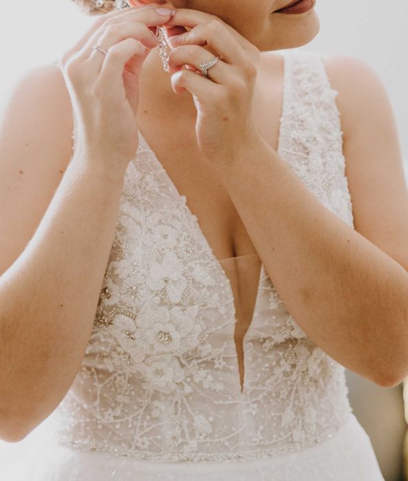 Suknia Ślubna Herms Bridal Dallas ecru WYMIARY Welon GRATIS!