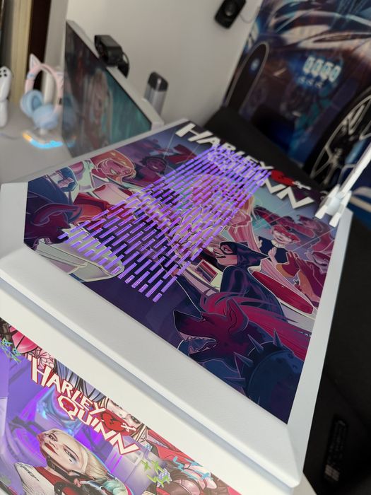 HARLEY QUINN custom pc  Ryzen 7 | RTX 5060 | 64GB DDR5 | CUSTOM WATER COOLING | LCD