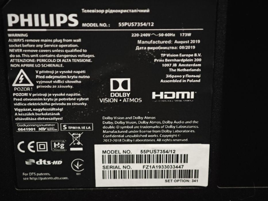 Vendo peças TV Philips
