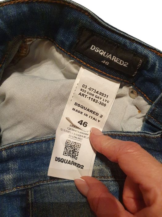 Jeansy spodnie dsquared2