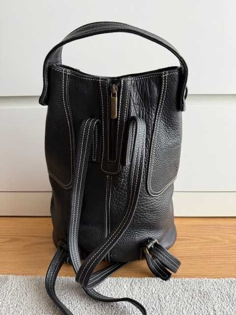 Carteira FRANZI, nova, em pele preta