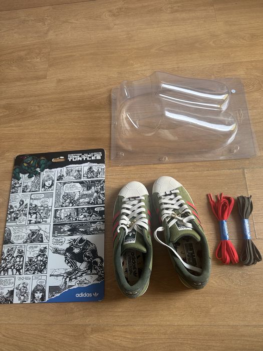 sapatilhas ténis  Adidas Superstar Shelltoe x Teenage Mutant Ninja Turtles – Edição de Colecionador