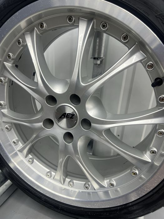 Alufelgi KOMPLET 19 cali 5x112 AEZ VW Golf Audi A3 A4 Skoda Seat Mb