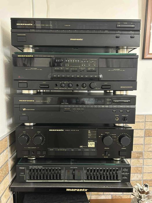 Aparelhagem Marantz vs/ Teac excelente