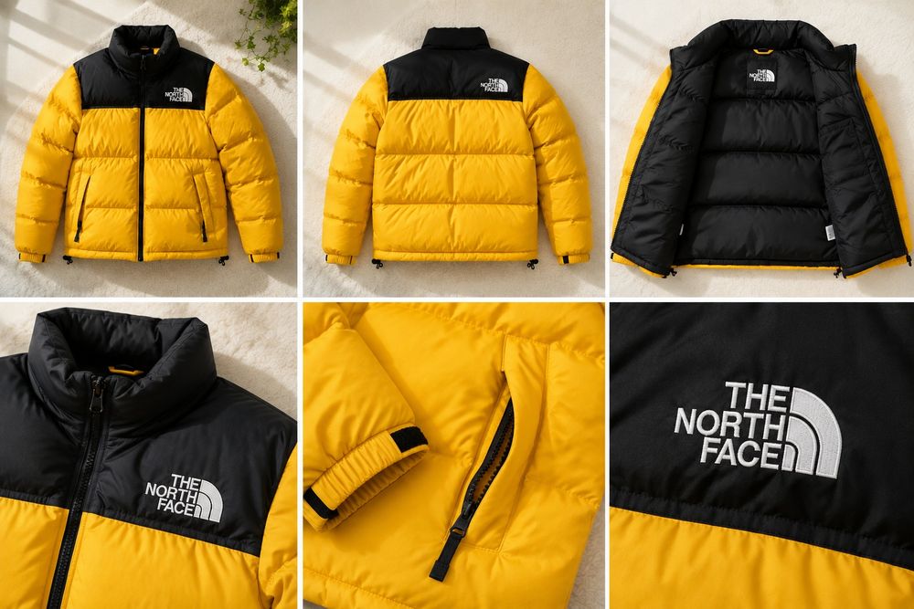Casaco The North Face Amarelo/Preto – Novo, Nunca Usado