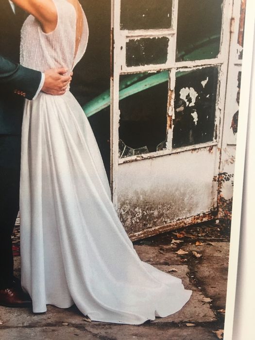 Suknia ślubna dwuczęściowa nietypowa