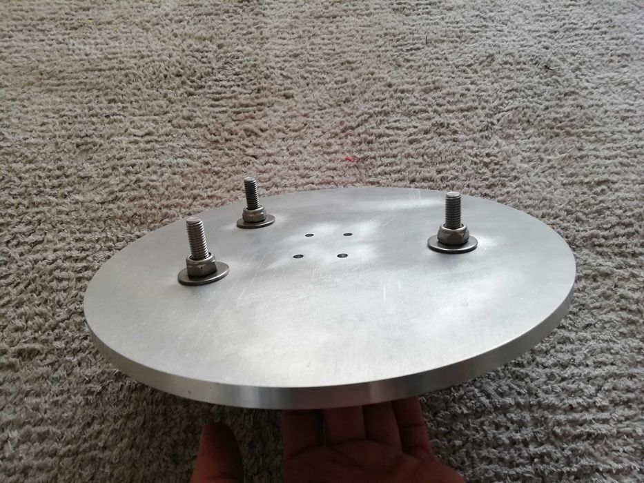 Tubo/Peça de alumínio redonda - Nova