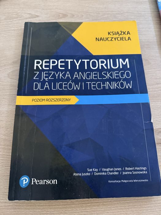 Repetytorium j.angielski poziom rozszerzony Pearson książka nauczyciela