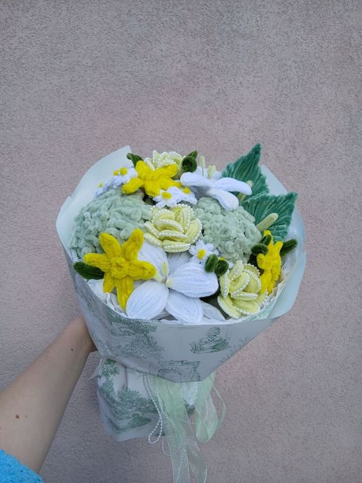 Букет з синельної проволоки