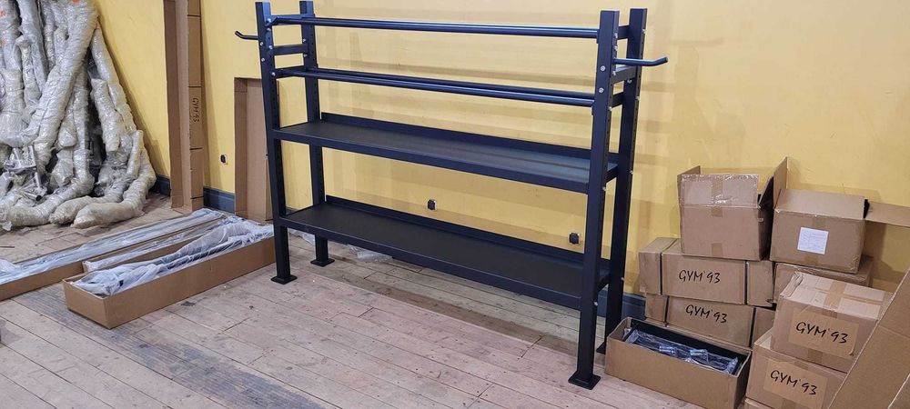 Regał na akcesoria hex piłki dowolnie ustawiasz poziome elementy