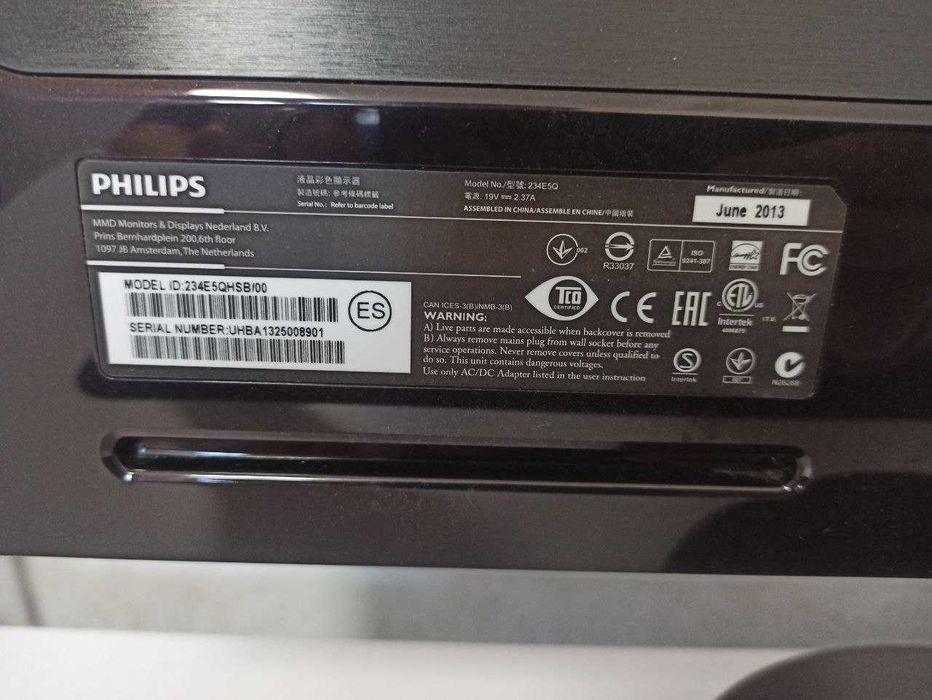 Монитор 23" Philips 234E5Q Full HD IPS / Cinema Screen / Безрамочный