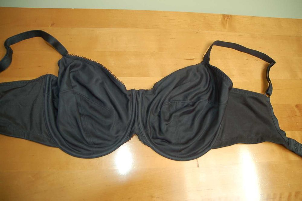 Panache Tango Pure Black czarny Gładki plunge 30G 65G 65I stanik