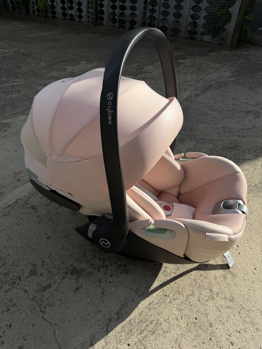 Автолюлька Автокрісло Cybex Cloud T  Plus Peach Pink гр 0+ 13 кг
