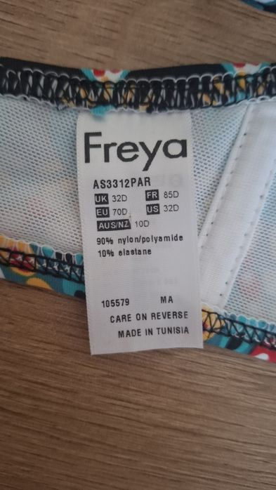Biustonosz stroju kąpielowego Freya nowy bez metki 70D / 32D
