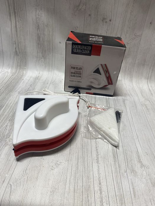 Двухсторонняя магнитная щетка для мойки стекла и окон 3-8 мм