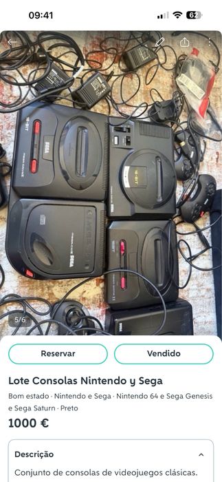 Lote de consolas todas funcionais e estimadas