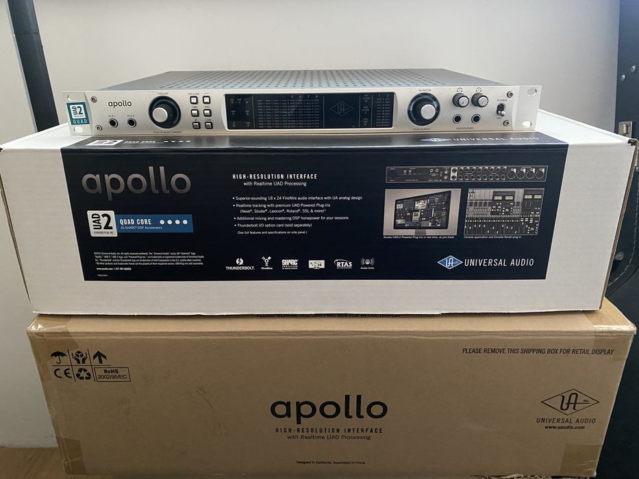 Universal Audio Apollo Quad  FireWire Silverface Thunderbolt Card