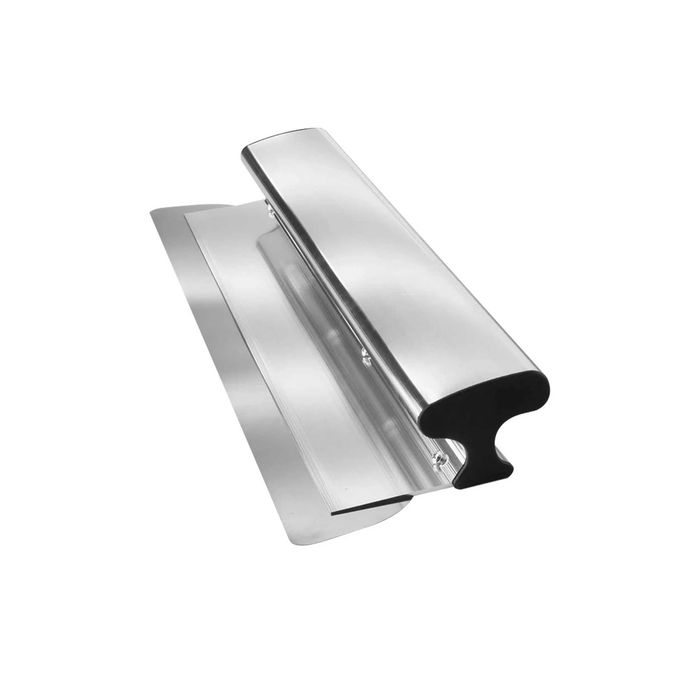 Nóż do gładzi WABROTECH długość 55cm szpachla wykończeniowa aluminium ostrze stal nierdzewna 0,5mm zaokrąglone końce ściany sufity gładź mokra i sucha