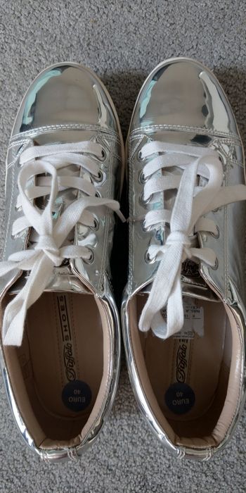 Nowe buty Buffalo lustrzane sneakersy trampki roz. 40