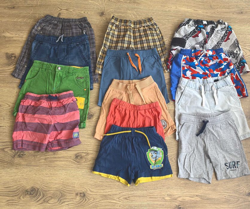 Ubranka letnie dla chłopca rozmiar 104/110