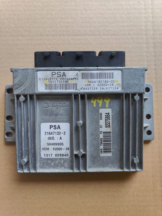 sterownik komputer peugeot 307 9646185180-00 9645704580