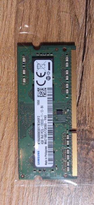 Pamięć RAM Samsung 1 x 4GB DDR3