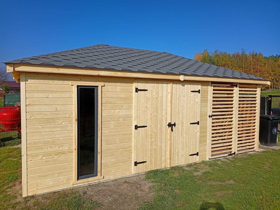 Domek narzędziowy 4x6 ogrodowy Domek drewniany Altana PRODUCENT
