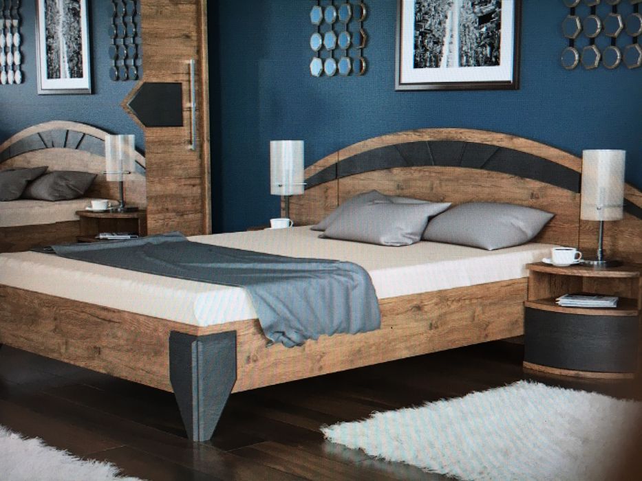 Ліжко + тумби 2 шт