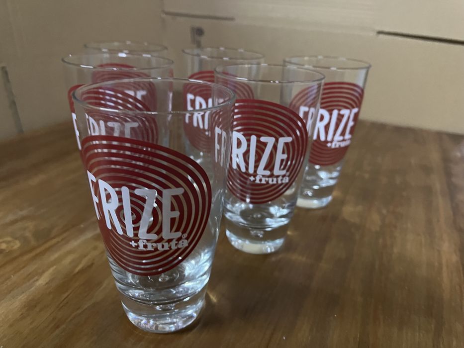 Copos FRIZE conjunto de 6 unidades novos