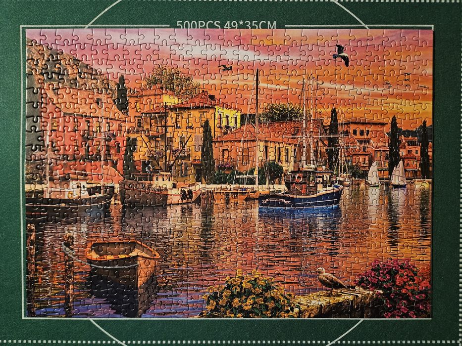 Puzzle Gibsons 2x500 "Sails At Sunset" Dominic Davison