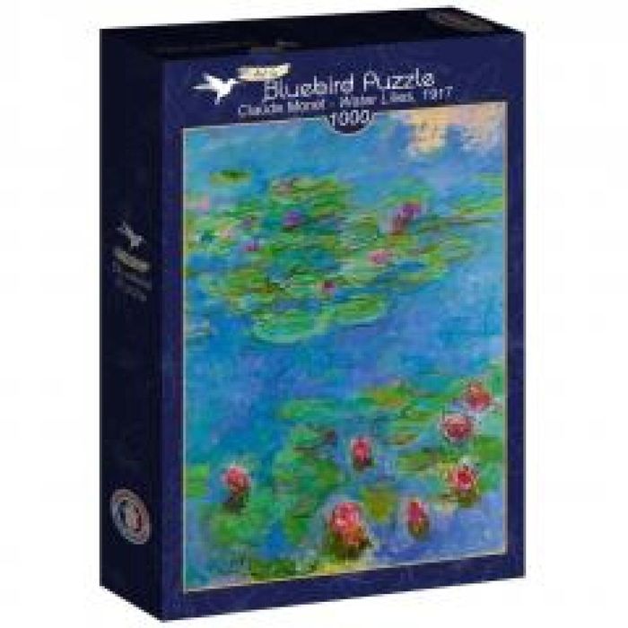 Puzzle 1000 Lilie wodne, Claude Monet pudełko,186x273 mm